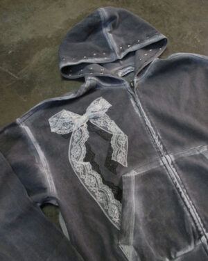 Y2K LACE HOODIE - PIECE 496