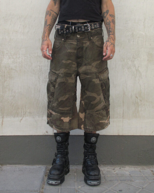 DOUBLE WAIST CAMOUFLAGE PANTS - PIECE 381