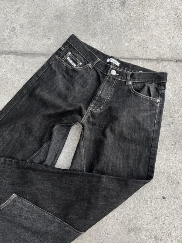 REWORKED BLACK JEANS - PIECE 354 - Image 7