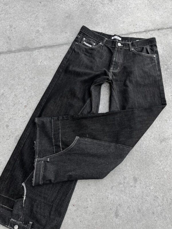 REWORKED BLACK JEANS - PIECE 354 - Image 5