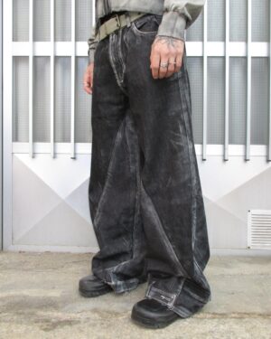 TRASHY Y2K WIDELEG JEANS - PIECE 415