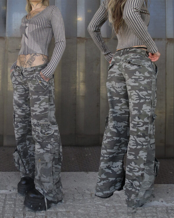CAMOUFLAGE Y2K PANTS - PIECE 297 - Image 2