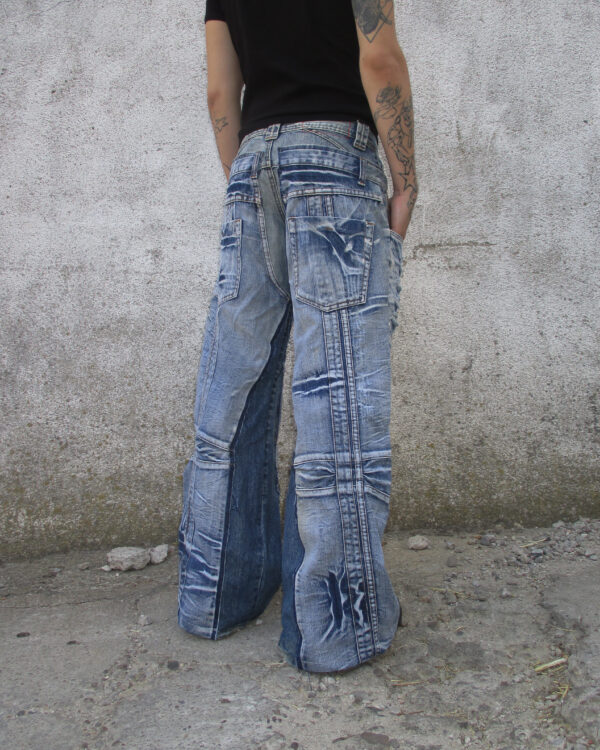 REWORKED Y2K JEANS - PIECE 386 - Image 3