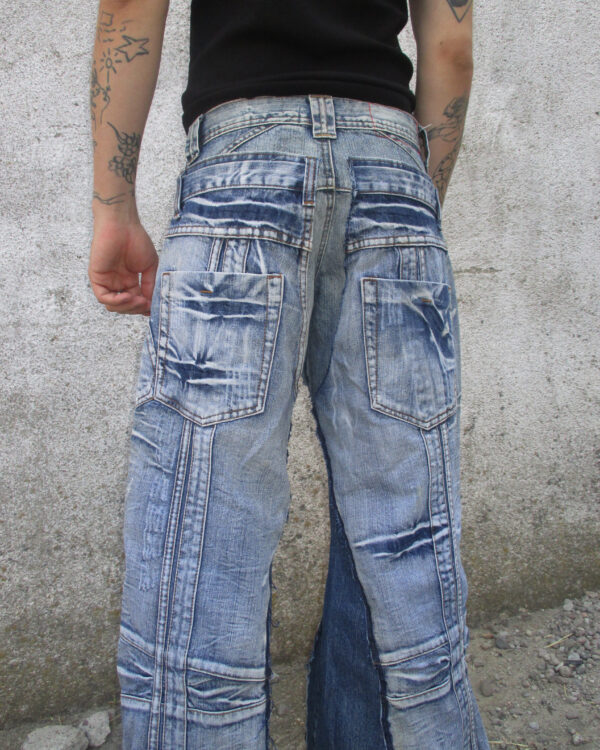 REWORKED Y2K JEANS - PIECE 386 - Image 6