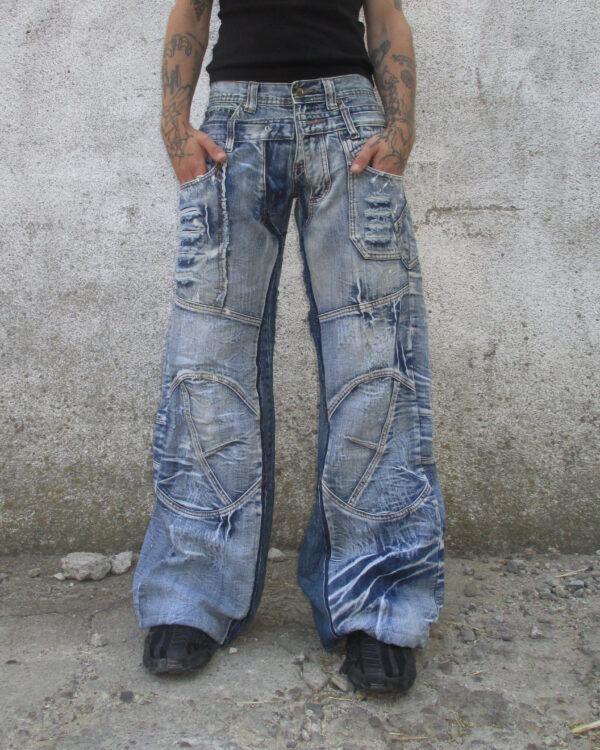 REWORKED Y2K JEANS - PIECE 386 - Image 7