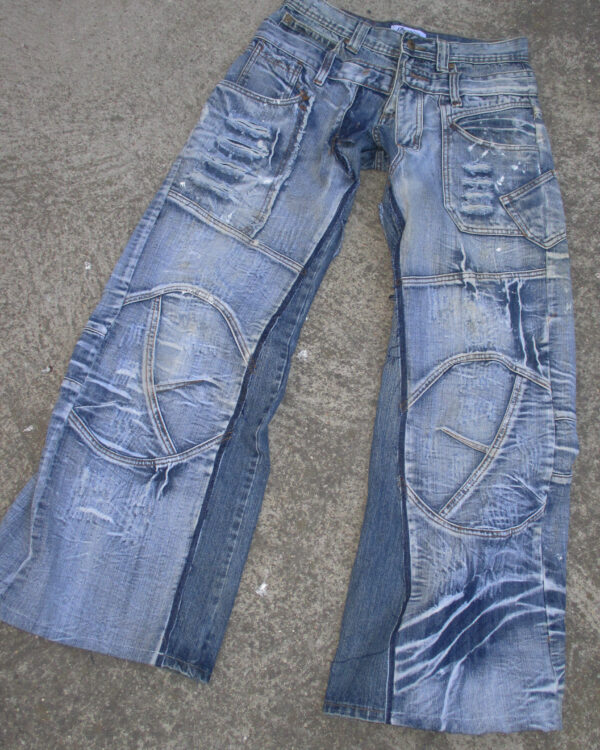 REWORKED Y2K JEANS - PIECE 386 - Image 9