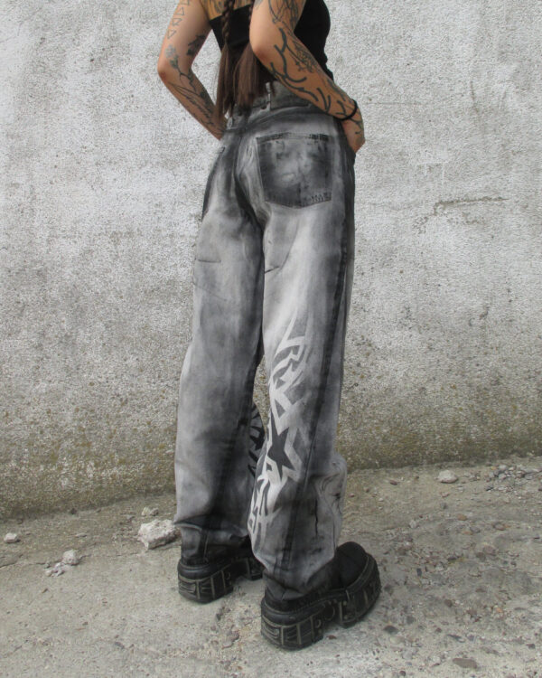 TRASHY TRIBAL JEANS - PIECE 397