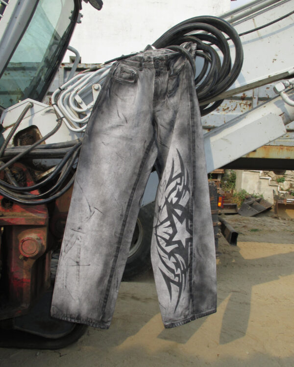 TRASHY TRIBAL JEANS - PIECE 397 - Image 5