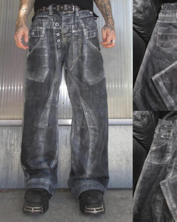 TRASHY WIDELEG Y2K JEANS - PIECE 413