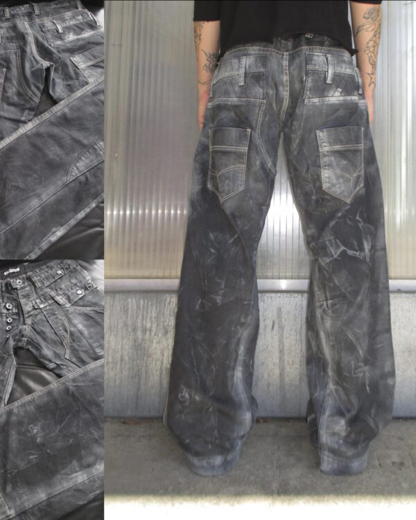 TRASHY WIDELEG Y2K JEANS - PIECE 413 - Image 2