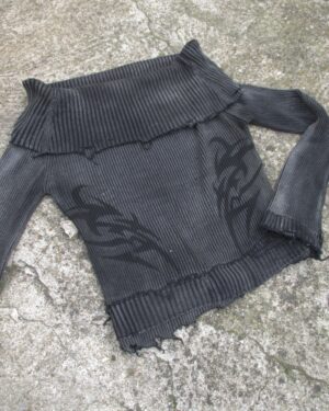 OFF SHOULDER Y2K SWEATER - PIECE 425