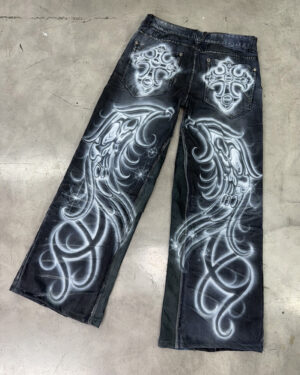 LAHANA x GALGO CANALLA - AIRBRUSH JEANS