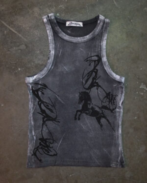 HORSE Y2K TOP (BLACK) - PIECE 480