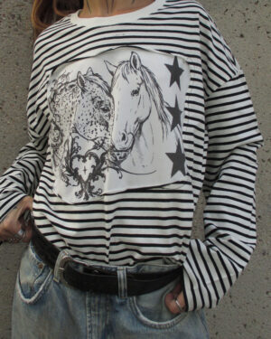 Y2K STRIPED T-SHIRT -  PIECE 507