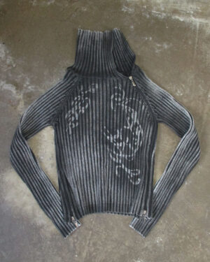 Y2K ZIPPERED SWEATER - PIECE 508